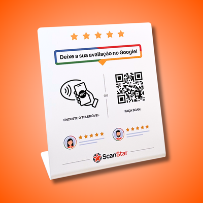 Placa de Reviews Google